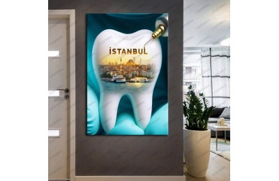 Ağız ve Diş Polikliniği, Dişçi Tabloları Dekoratif Diş, Dekoratif Dişçi, Dişçi Dekorasyonu dsc291