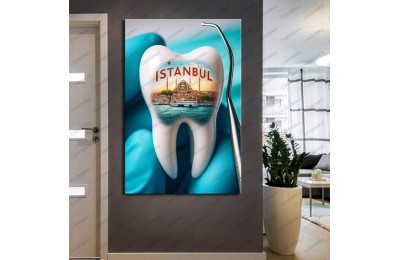 Ağız ve Diş Polikliniği, Dişçi Tabloları Dekoratif Diş, Dekoratif Dişçi, Dişçi Dekorasyonu dsc292