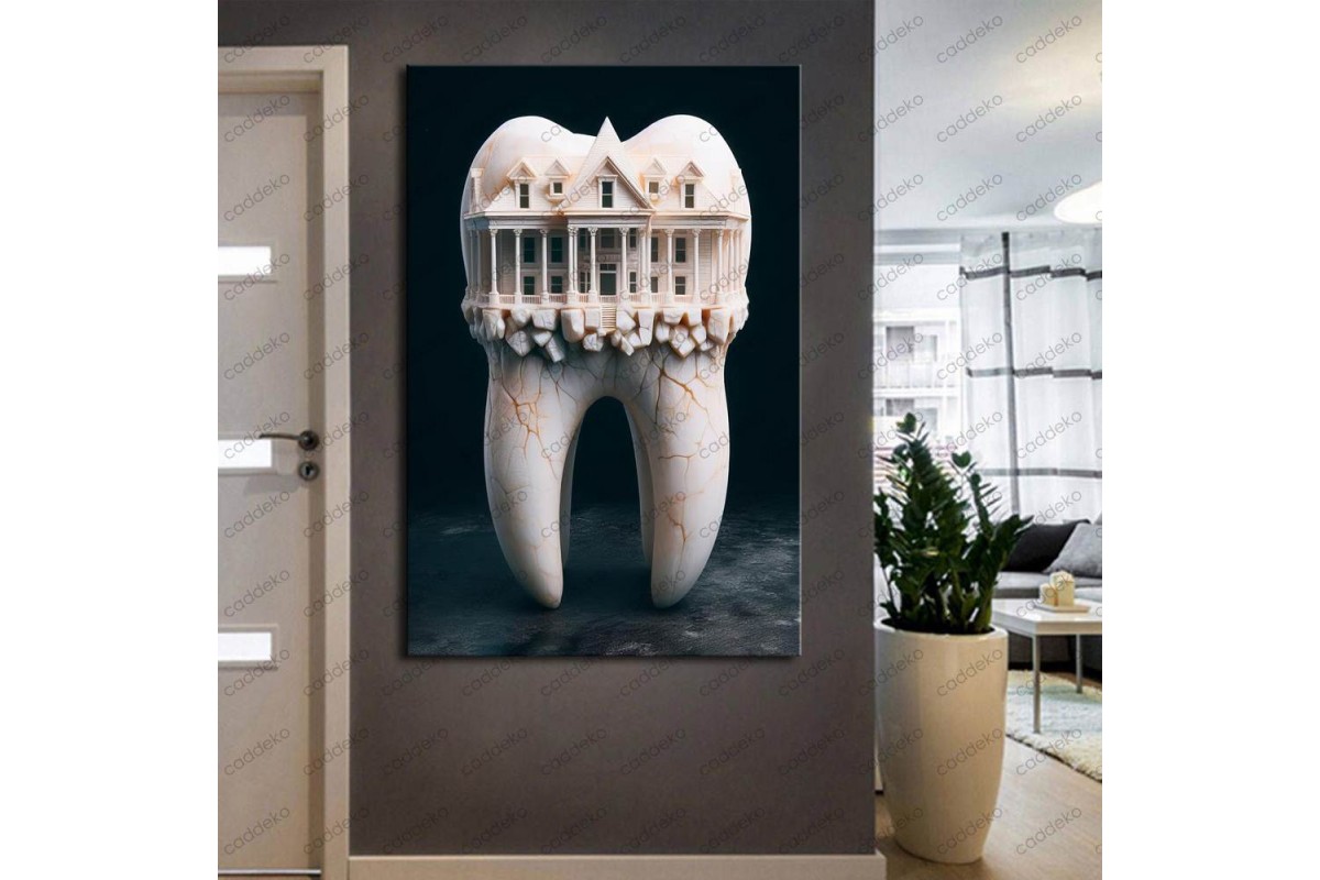 Ağız ve Diş Polikliniği, Dişçi Tabloları Dekoratif Diş, Dekoratif Dişçi, Dişçi Dekorasyonu dsc308