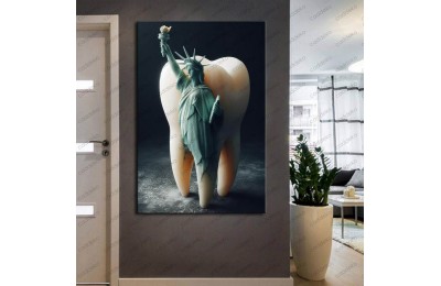 Ağız ve Diş Polikliniği, Dişçi Tabloları Dekoratif Diş, Dekoratif Dişçi, Dişçi Dekorasyonu dsc319