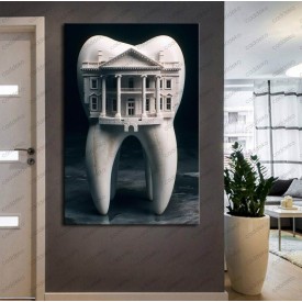 Ağız ve Diş Polikliniği, Dişçi Tabloları Dekoratif Diş, Dekoratif Dişçi, Dişçi Dekorasyonu dsc321