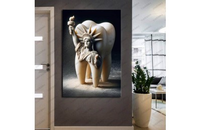 Ağız ve Diş Polikliniği, Dişçi Tabloları Dekoratif Diş, Dekoratif Dişçi, Dişçi Dekorasyonu dsc322