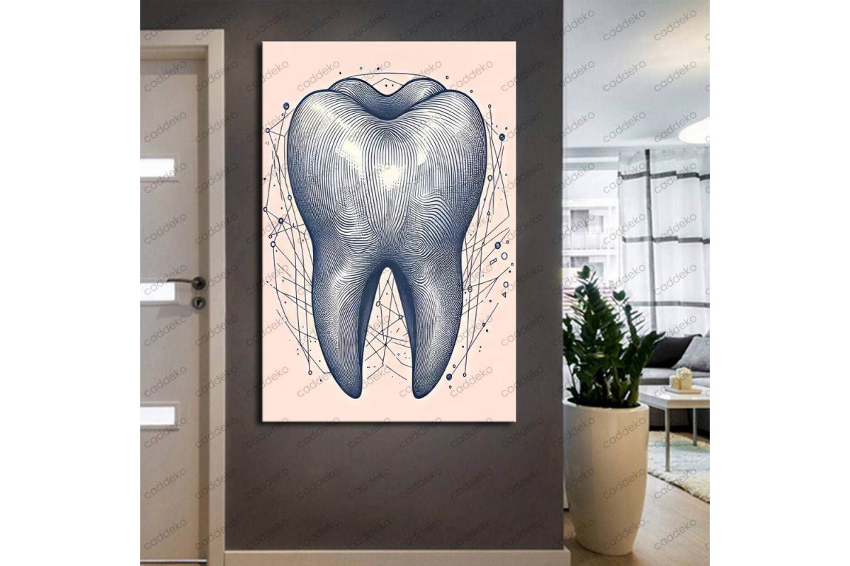 Ağız ve Diş Polikliniği, Dişçi Tabloları Dekoratif Diş, Dekoratif Dişçi, Dişçi Dekorasyonu dsc323
