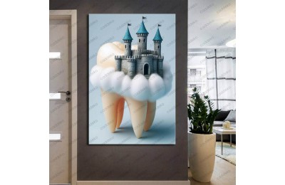 Ağız ve Diş Polikliniği, Dişçi Tabloları Dekoratif Diş, Dekoratif Dişçi, Dişçi Dekorasyonu dsc350