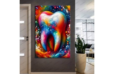 Ağız ve Diş Polikliniği, Dişçi Tabloları Dekoratif Diş, Dekoratif Dişçi, Dişçi Dekorasyonu dsc351