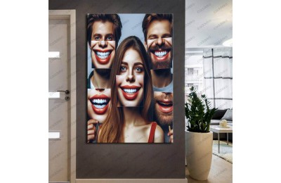 Ağız ve Diş Polikliniği, Dişçi Tabloları Dekoratif Diş, Dekoratif Dişçi, Dişçi Dekorasyonu dsc355