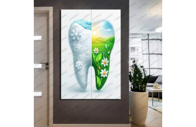 Ağız ve Diş Polikliniği, Dişçi Tabloları Dekoratif Diş, Dekoratif Dişçi, Dişçi Dekorasyonu dsc359