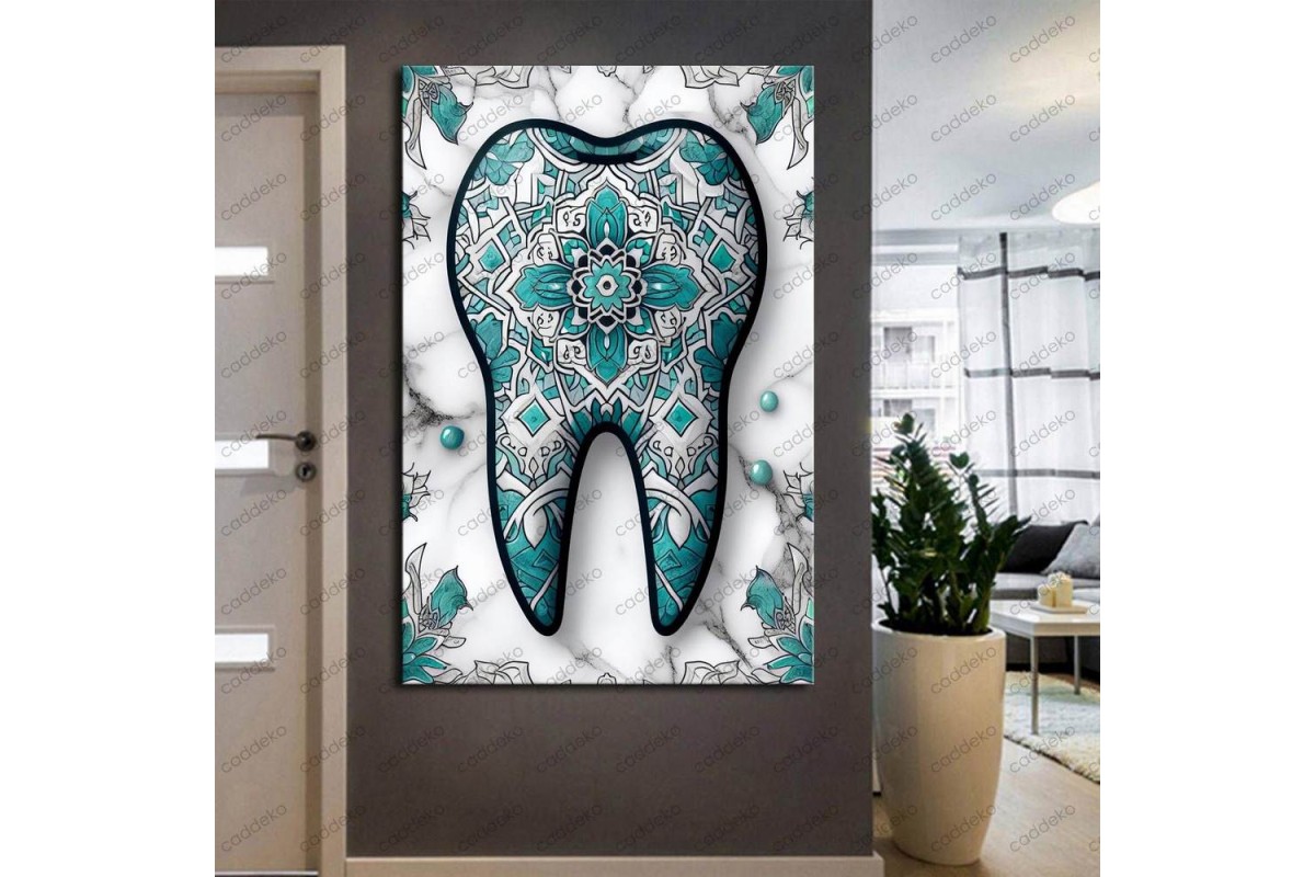 Ağız ve Diş Polikliniği, Dişçi Tabloları Dekoratif Diş, Dekoratif Dişçi, Dişçi Dekorasyonu dsc365