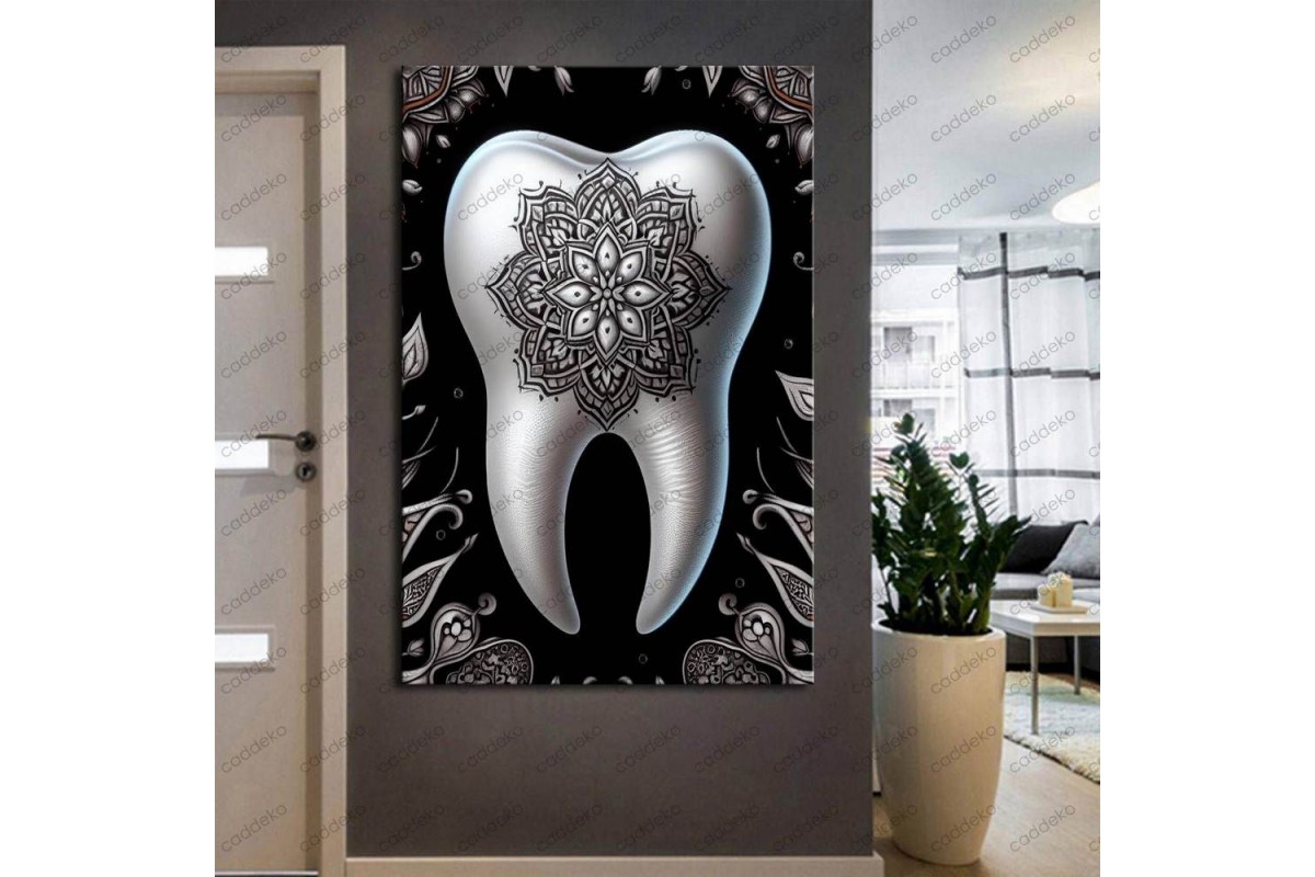 Ağız ve Diş Polikliniği, Dişçi Tabloları Dekoratif Diş, Dekoratif Dişçi, Dişçi Dekorasyonu dsc366