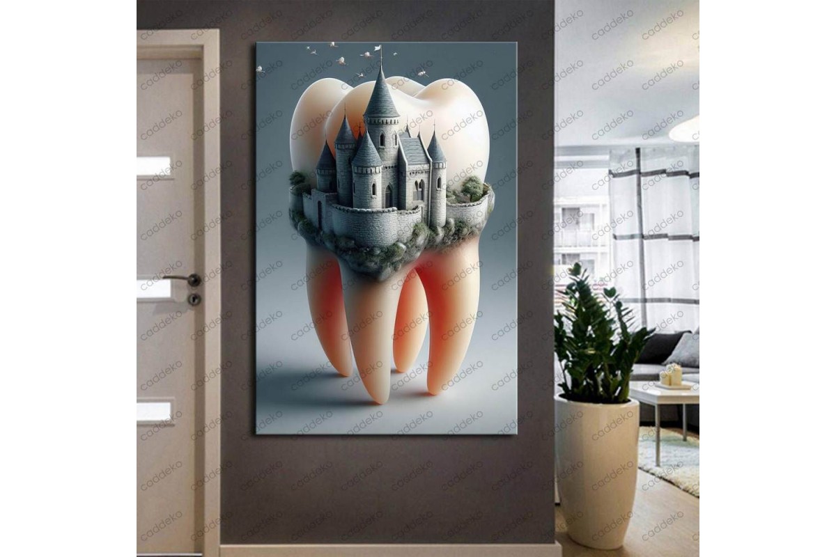 Ağız ve Diş Polikliniği, Dişçi Tabloları Dekoratif Diş, Dekoratif Dişçi, Dişçi Dekorasyonu dsc370