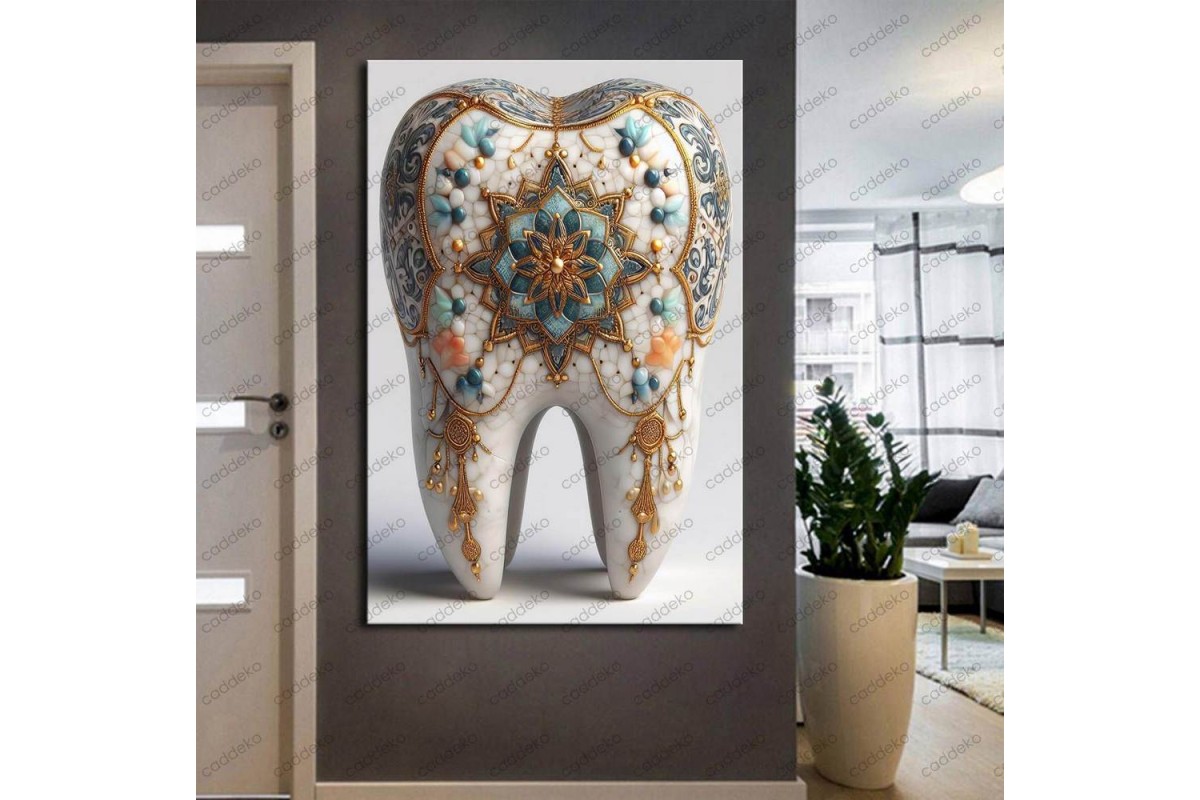 Ağız ve Diş Polikliniği, Dişçi Tabloları Dekoratif Diş, Dekoratif Dişçi, Dişçi Dekorasyonu dsc371