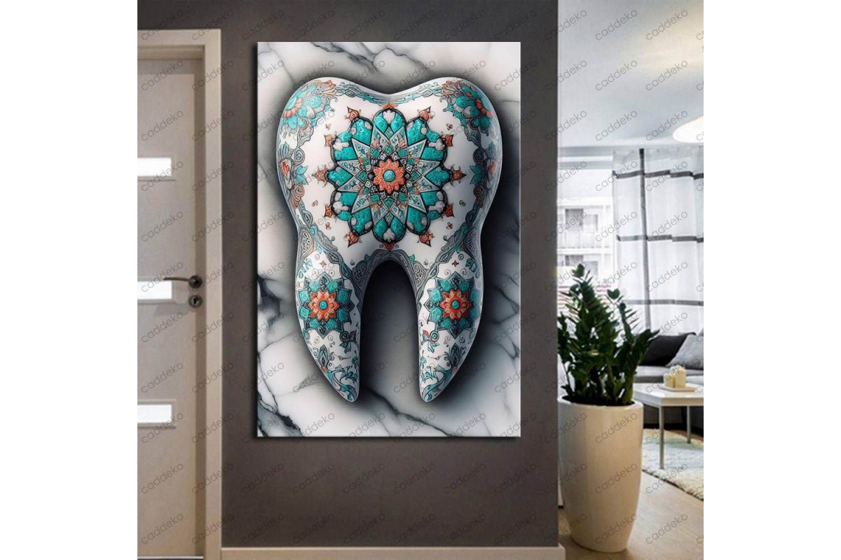 Ağız ve Diş Polikliniği, Dişçi Tabloları Dekoratif Diş, Dekoratif Dişçi, Dişçi Dekorasyonu dsc375