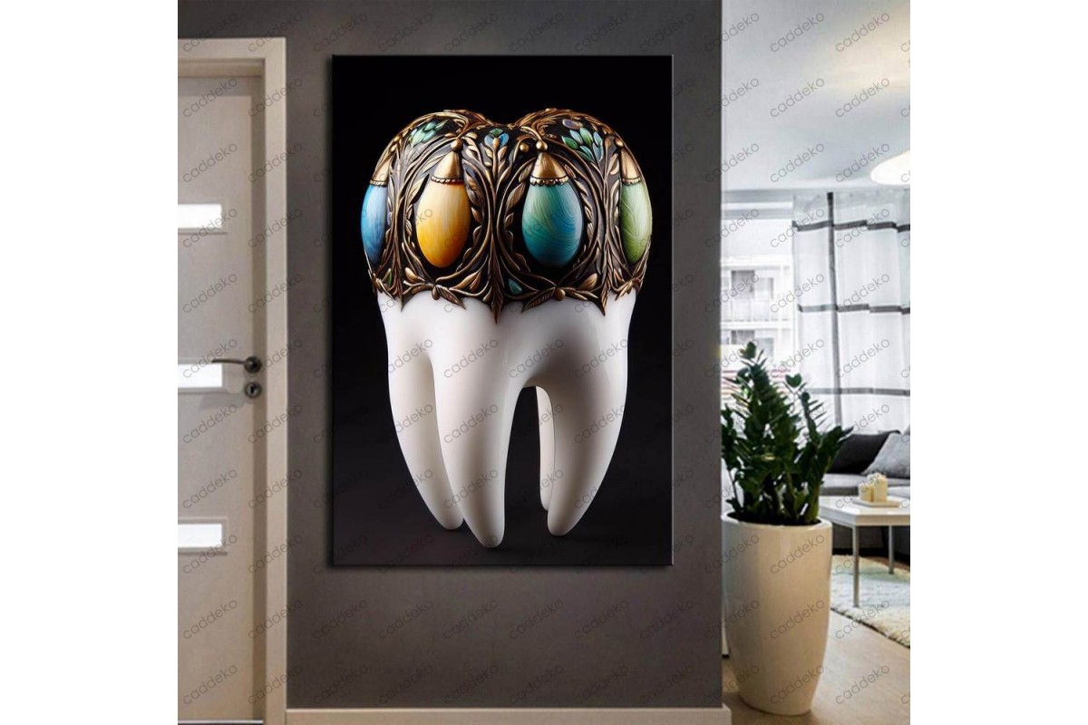 Ağız ve Diş Polikliniği, Dişçi Tabloları Dekoratif Diş, Dekoratif Dişçi, Dişçi Dekorasyonu dsc377