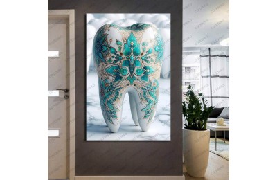 Ağız ve Diş Polikliniği, Dişçi Tabloları Dekoratif Diş, Dekoratif Dişçi, Dişçi Dekorasyonu dsc385