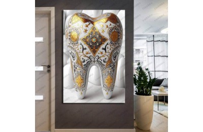 Ağız ve Diş Polikliniği, Dişçi Tabloları Dekoratif Diş, Dekoratif Dişçi, Dişçi Dekorasyonu dsc388