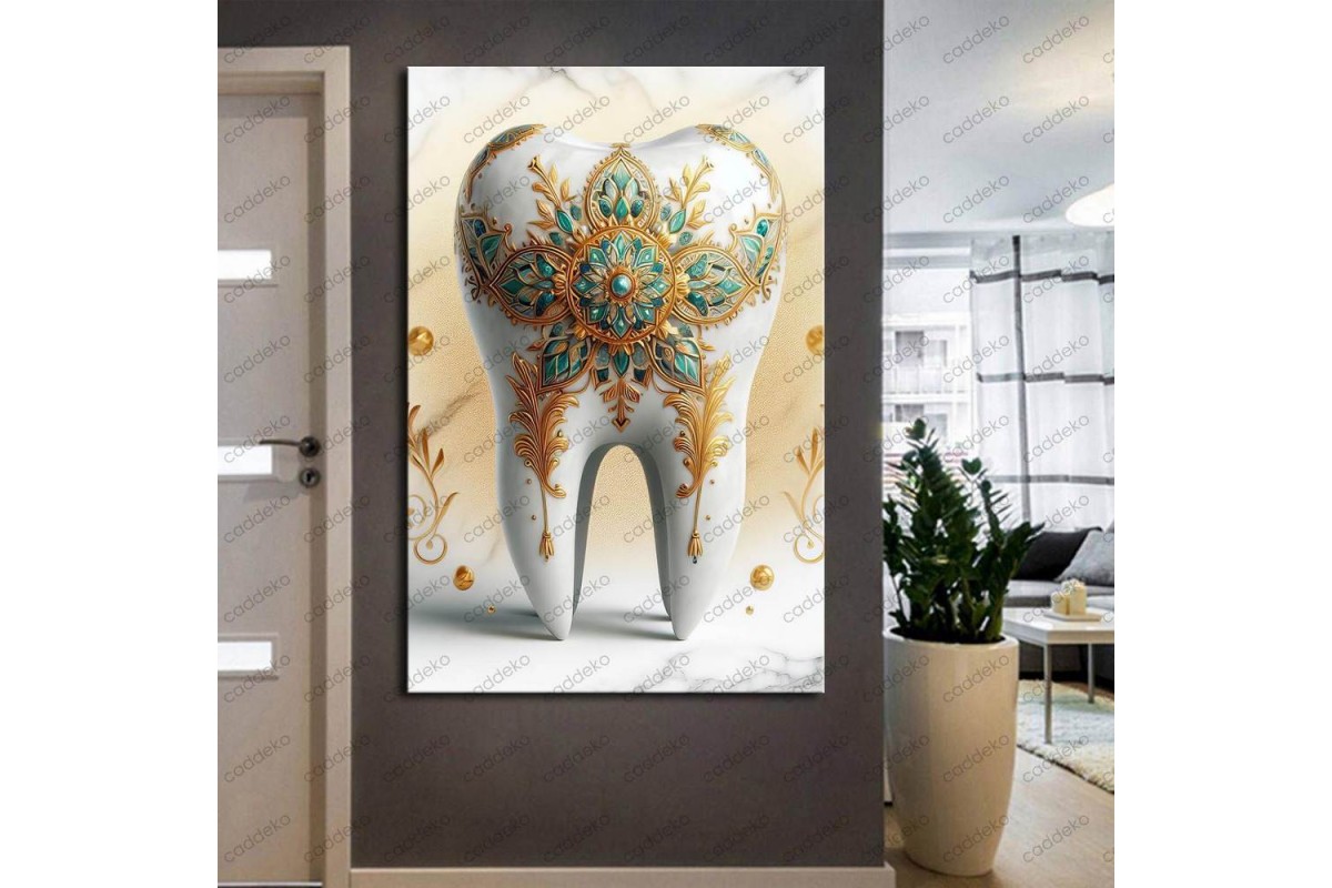 Ağız ve Diş Polikliniği, Dişçi Tabloları Dekoratif Diş, Dekoratif Dişçi, Dişçi Dekorasyonu dsc390