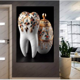 Ağız ve Diş Polikliniği, Dişçi Tabloları Dekoratif Diş, Dekoratif Dişçi, Dişçi Dekorasyonu dsc393