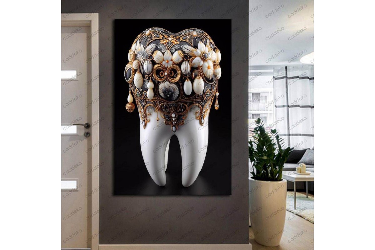 Ağız ve Diş Polikliniği, Dişçi Tabloları Dekoratif Diş, Dekoratif Dişçi, Dişçi Dekorasyonu dsc399