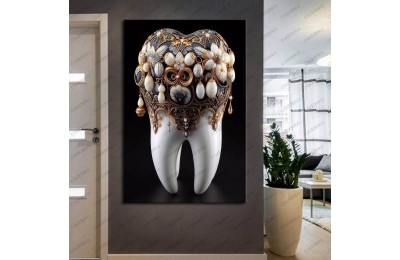 Ağız ve Diş Polikliniği, Dişçi Tabloları Dekoratif Diş, Dekoratif Dişçi, Dişçi Dekorasyonu dsc399