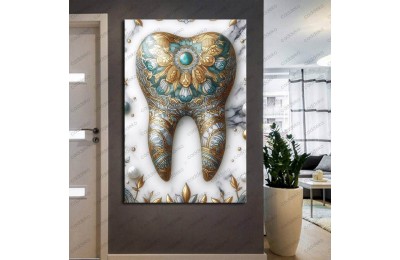 Ağız ve Diş Polikliniği, Dişçi Tabloları Dekoratif Diş, Dekoratif Dişçi, Dişçi Dekorasyonu dsc405