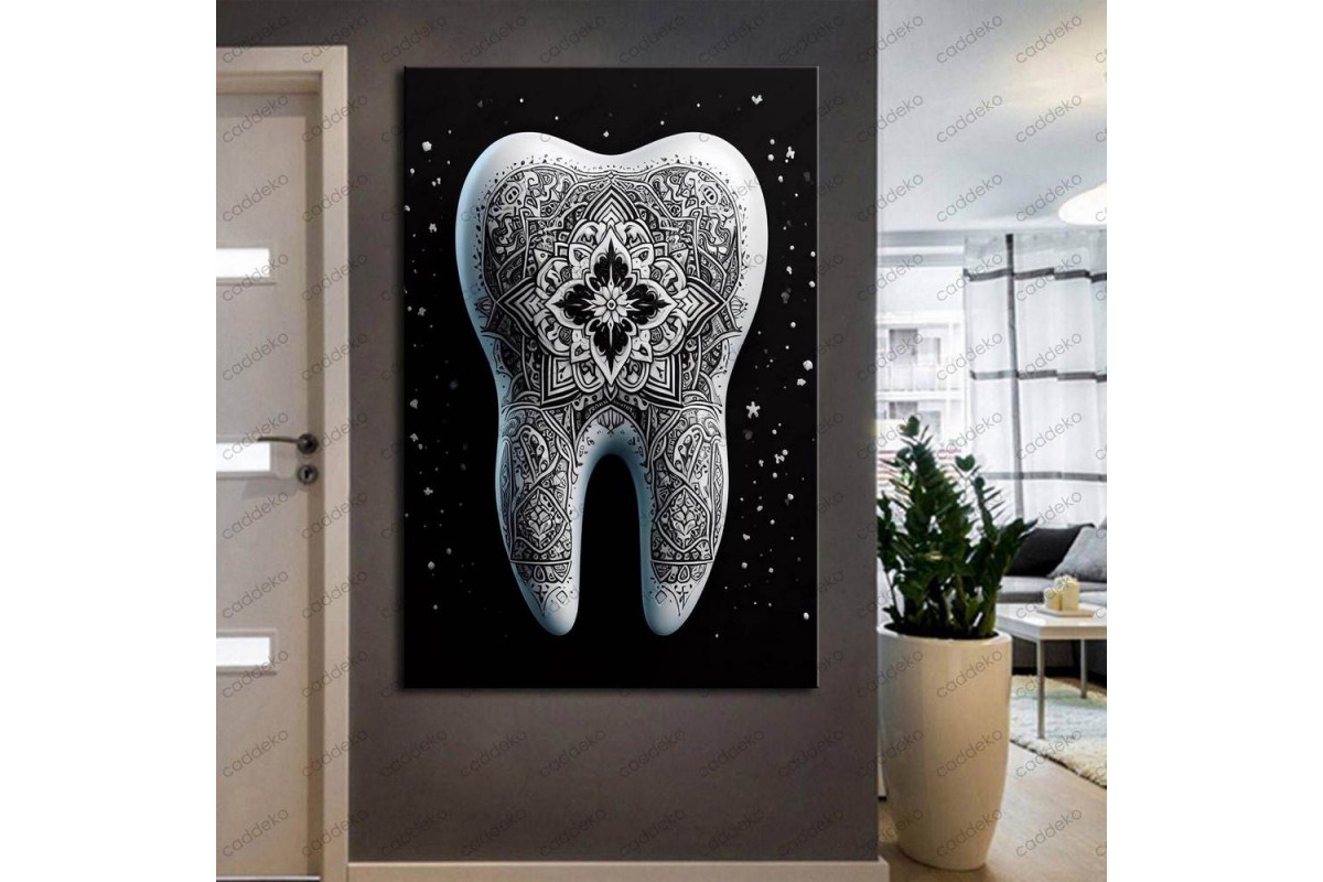 Ağız ve Diş Polikliniği, Dişçi Tabloları Dekoratif Diş, Dekoratif Dişçi, Dişçi Dekorasyonu dsc411