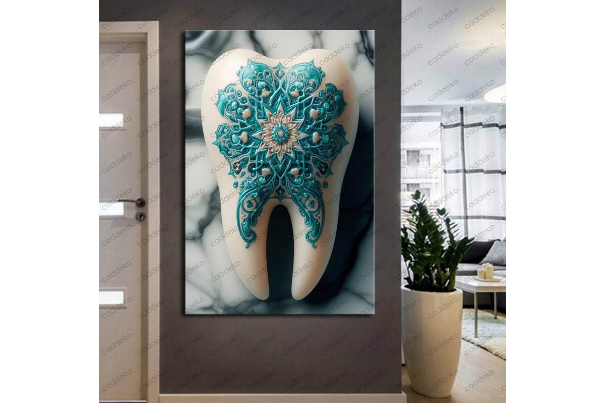 Ağız ve Diş Polikliniği, Dişçi Tabloları Dekoratif Diş, Dekoratif Dişçi, Dişçi Dekorasyonu dsc413