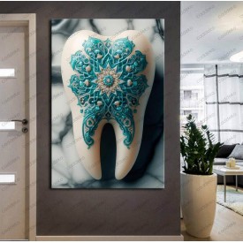 Ağız ve Diş Polikliniği, Dişçi Tabloları Dekoratif Diş, Dekoratif Dişçi, Dişçi Dekorasyonu dsc413