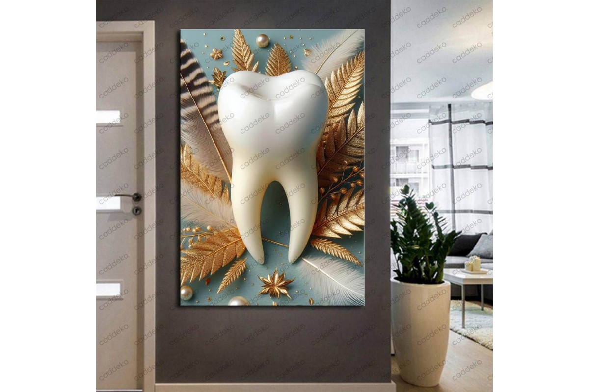 Ağız ve Diş Polikliniği, Dişçi Tabloları Dekoratif Diş, Dekoratif Dişçi, Dişçi Dekorasyonu dsc414