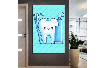 Ağız ve Diş Polikliniği, Dişçi Tabloları Dekoratif Diş, Dekoratif Dişçi, Dişçi Dekorasyonu dsc420