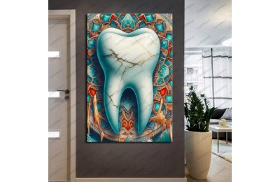 Ağız ve Diş Polikliniği, Dişçi Tabloları Dekoratif Diş, Dekoratif Dişçi, Dişçi Dekorasyonu dsc424