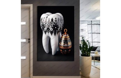 Ağız ve Diş Polikliniği, Dişçi Tabloları Dekoratif Diş, Dekoratif Dişçi, Dişçi Dekorasyonu dsc432