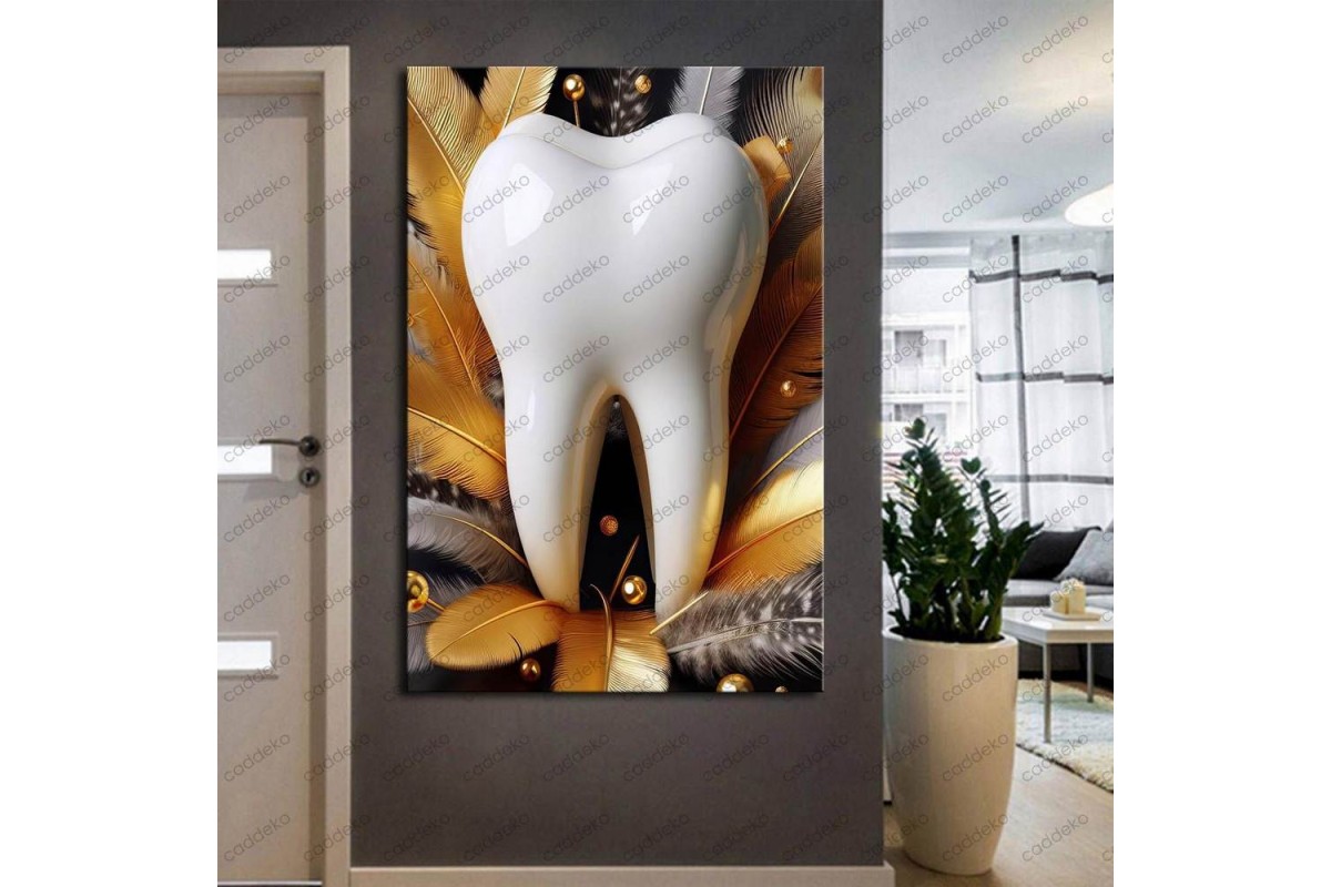 Ağız ve Diş Polikliniği, Dişçi Tabloları Dekoratif Diş, Dekoratif Dişçi, Dişçi Dekorasyonu dsc436