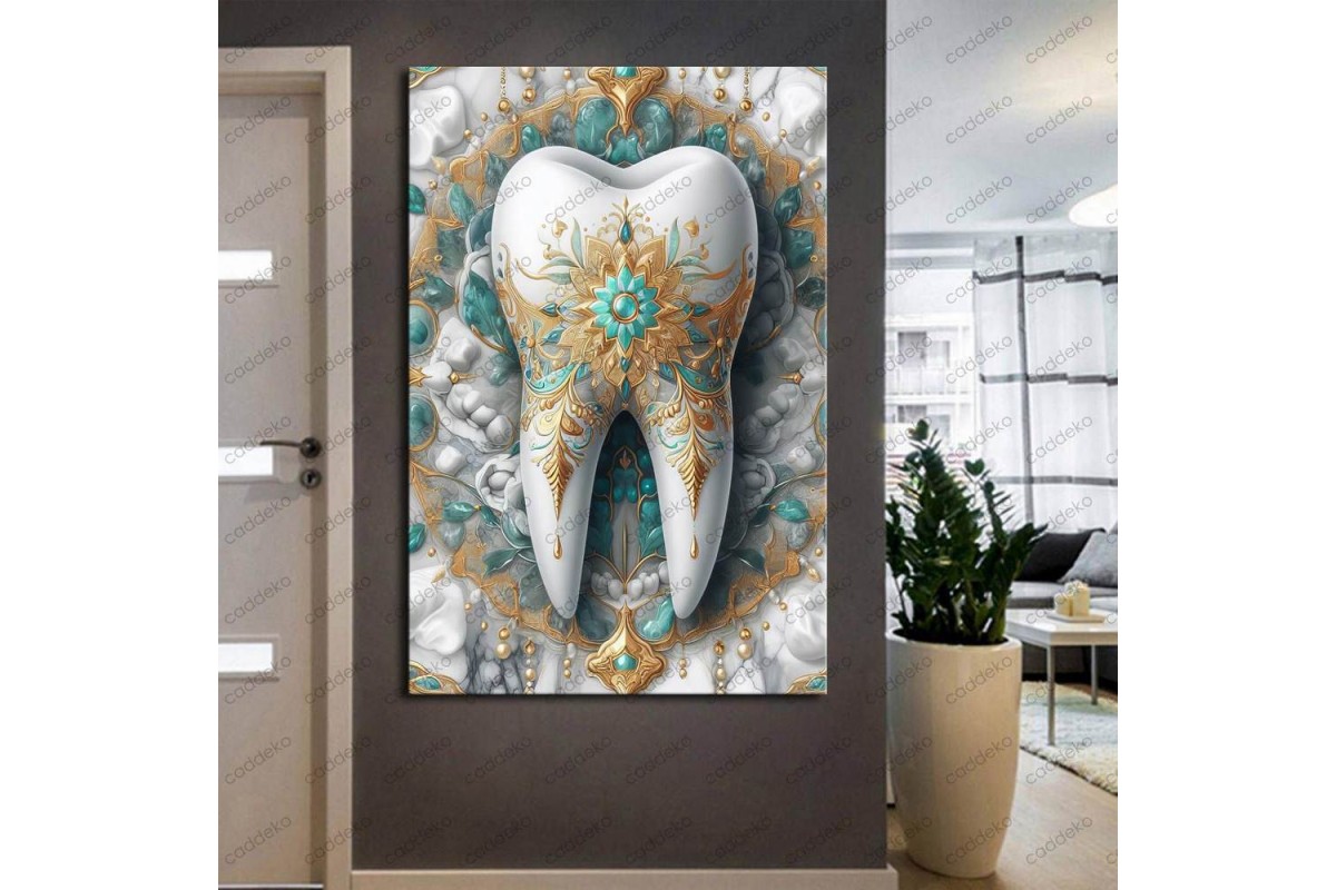 Ağız ve Diş Polikliniği, Dişçi Tabloları Dekoratif Diş, Dekoratif Dişçi, Dişçi Dekorasyonu dsc438