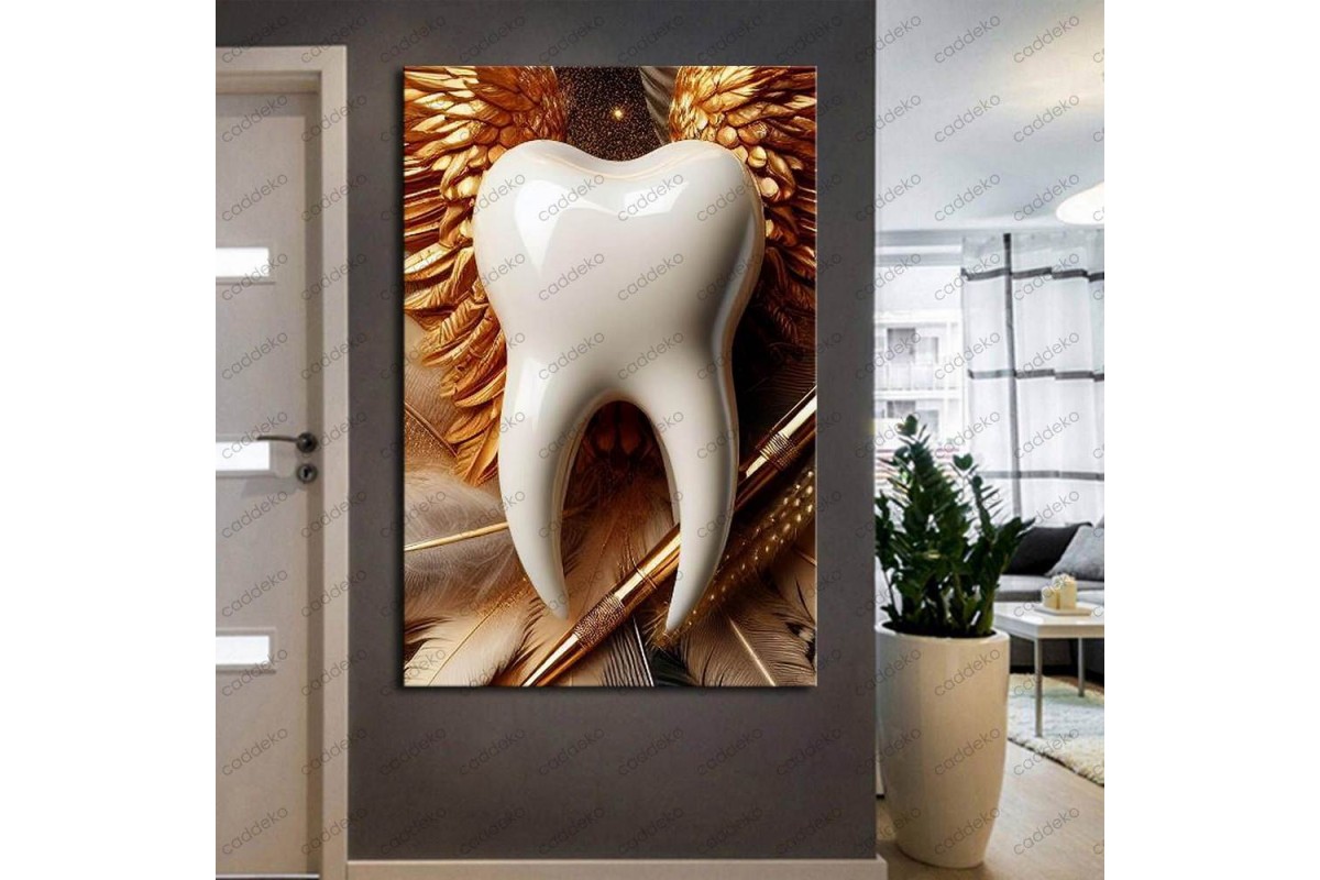 Ağız ve Diş Polikliniği, Dişçi Tabloları Dekoratif Diş, Dekoratif Dişçi, Dişçi Dekorasyonu dsc440