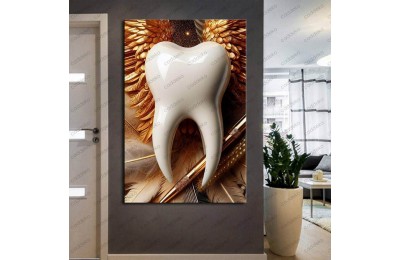 Ağız ve Diş Polikliniği, Dişçi Tabloları Dekoratif Diş, Dekoratif Dişçi, Dişçi Dekorasyonu dsc440