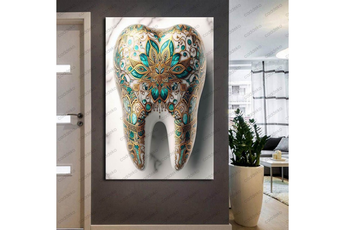 Ağız ve Diş Polikliniği, Dişçi Tabloları Dekoratif Diş, Dekoratif Dişçi, Dişçi Dekorasyonu dsc444