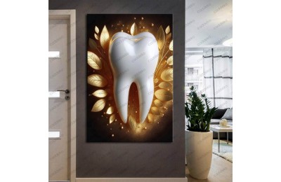 Ağız ve Diş Polikliniği, Dişçi Tabloları Dekoratif Diş, Dekoratif Dişçi, Dişçi Dekorasyonu dsc445