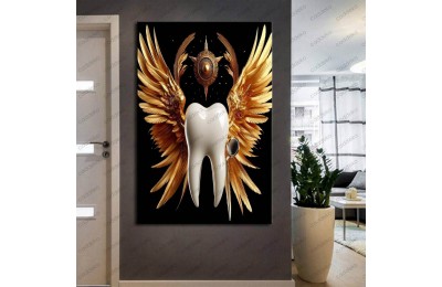 Ağız ve Diş Polikliniği, Dişçi Tabloları Dekoratif Diş, Dekoratif Dişçi, Dişçi Dekorasyonu dsc448