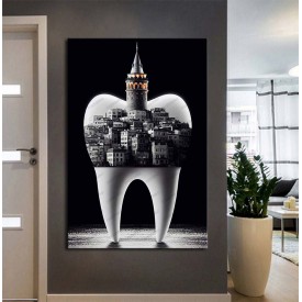 Ağız ve Diş Sağlığı Diş Tablosu Diş Hastanesi Dekorasyon İstanbul Galata Kulesi dsc466