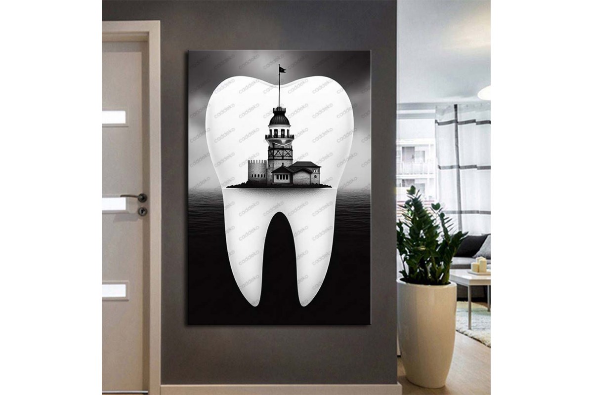 Ağız ve Diş Sağlığı Diş Tablosu Diş Hastanesi Dekorasyon İstanbul Kız Kulesi dsc468