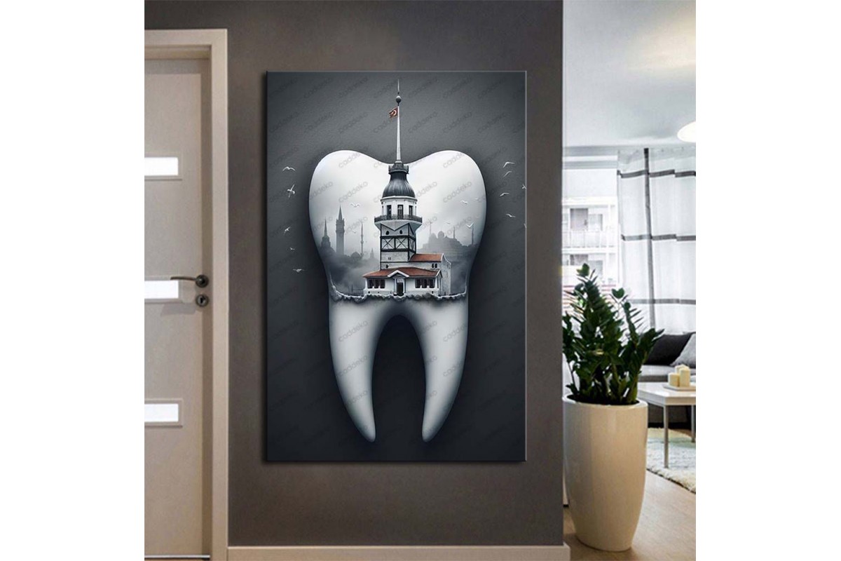 Ağız ve Diş Sağlığı Diş Tablosu Diş Hastanesi Dekorasyon İstanbul Kız Kulesi dsc472