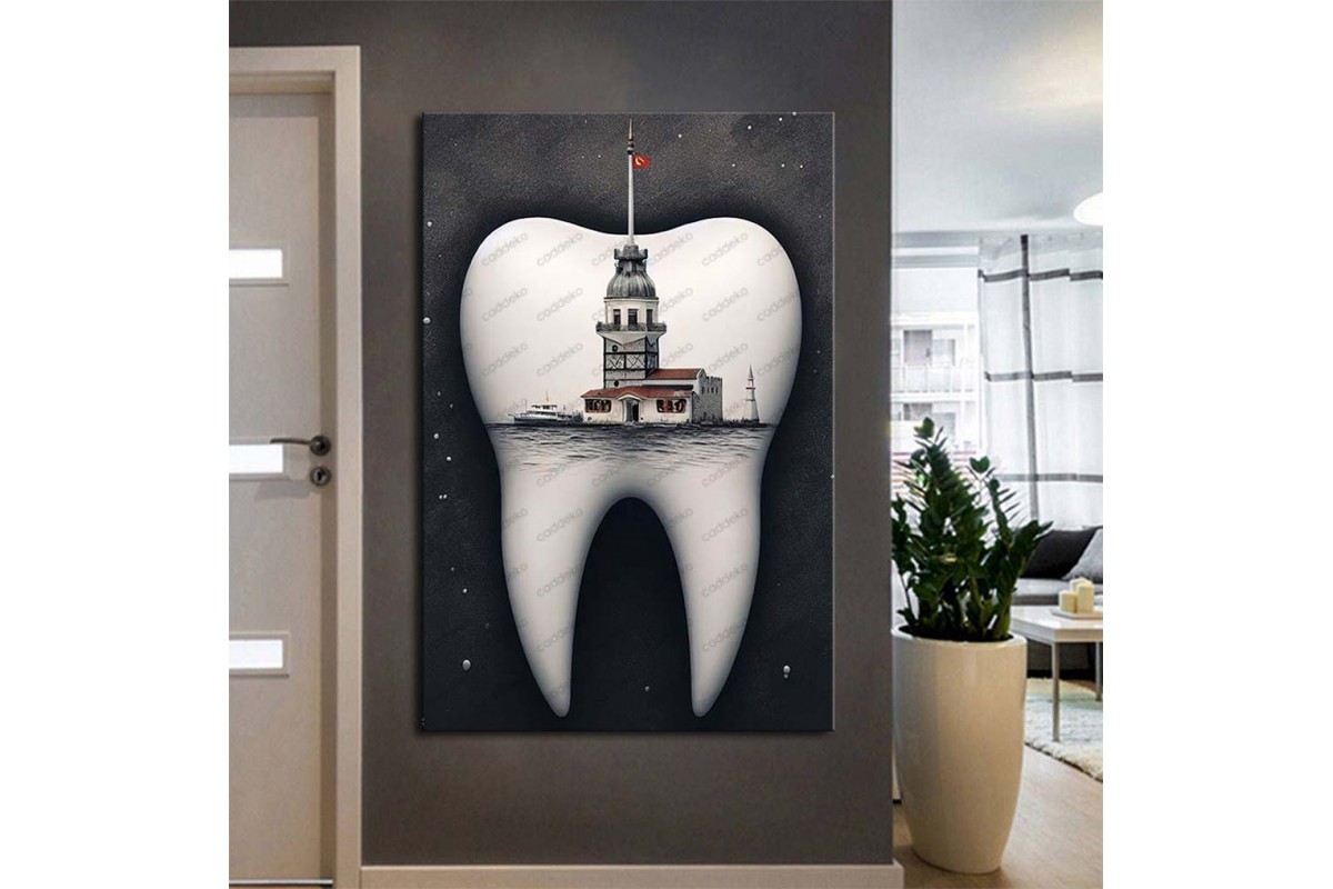 Ağız ve Diş Sağlığı Diş Tablosu Diş Hastanesi Dekorasyon İstanbul Kız Kulesi dsc477