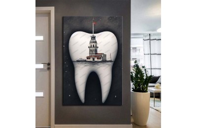 Ağız ve Diş Sağlığı Diş Tablosu Diş Hastanesi Dekorasyon İstanbul Kız Kulesi dsc477