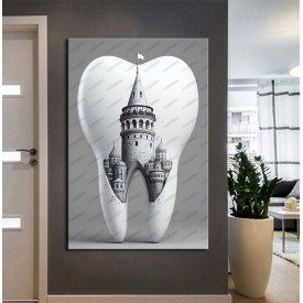 Ağız ve Diş Sağlığı Diş Tablosu Diş Hastanesi Dekorasyon İstanbul Galata Kulesi dsc478