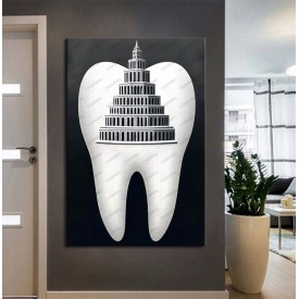 Ağız ve Diş Sağlığı Diş Tablosu Diş Hastanesi Dekorasyon Babil Kulesi dsc485