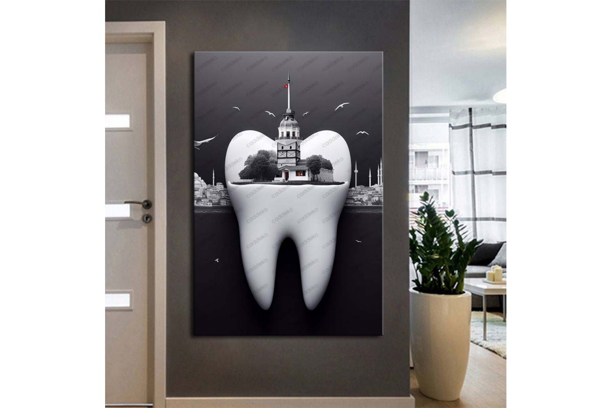 Ağız ve Diş Sağlığı Diş Tablosu Diş Hastanesi Dekorasyon İstanbul Kız Kulesi dsc487