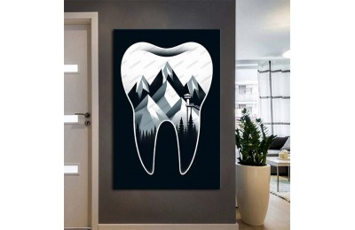 Ağız ve Diş Sağlığı Diş Tablosu Diş Hastanesi Dekorasyon Alp Dağları dsc492