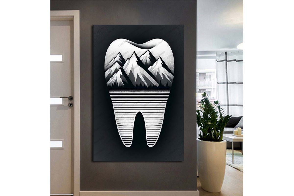 Ağız ve Diş Sağlığı Diş Tablosu Diş Hastanesi Dekorasyon Alp Dağları dsc494
