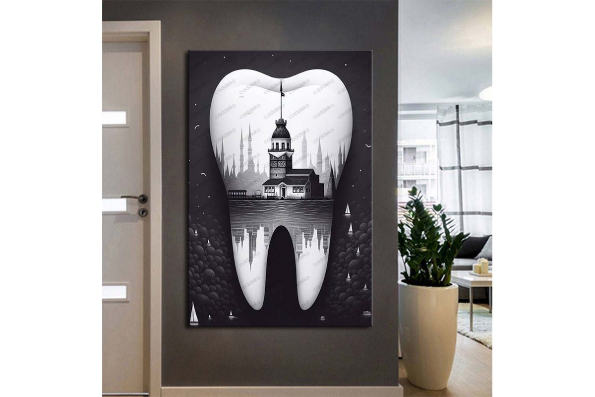 Ağız ve Diş Sağlığı Diş Tablosu Diş Hastanesi Dekorasyon İstanbul Kız Kulesi dsc497