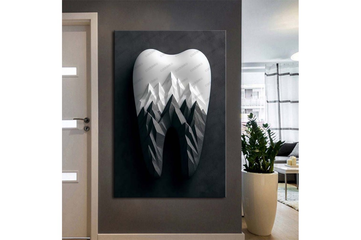 Ağız ve Diş Sağlığı Diş Tablosu Diş Hastanesi Dekorasyon Alp Dağları dsc501